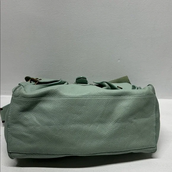 Mulberry Roxanne Satchel Bag Purse Studded Leather Limited Edition Green Gold - Picture 8 of 17